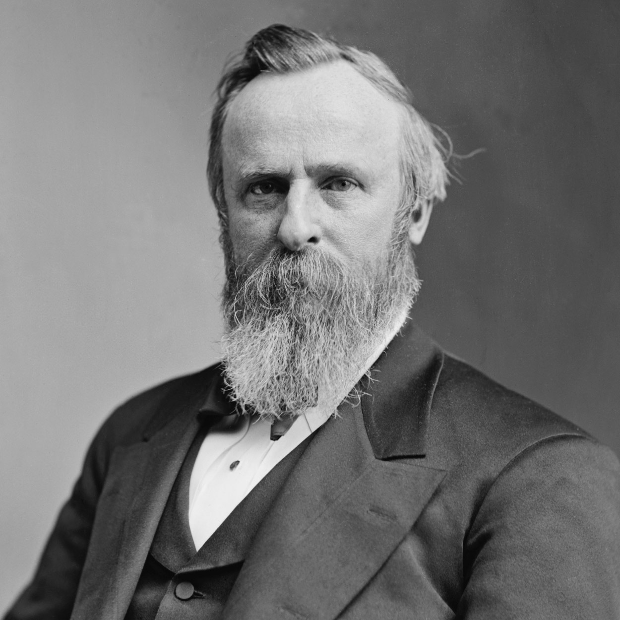 Portrait of Rutherford B. Hayes, the 19th President of the United States