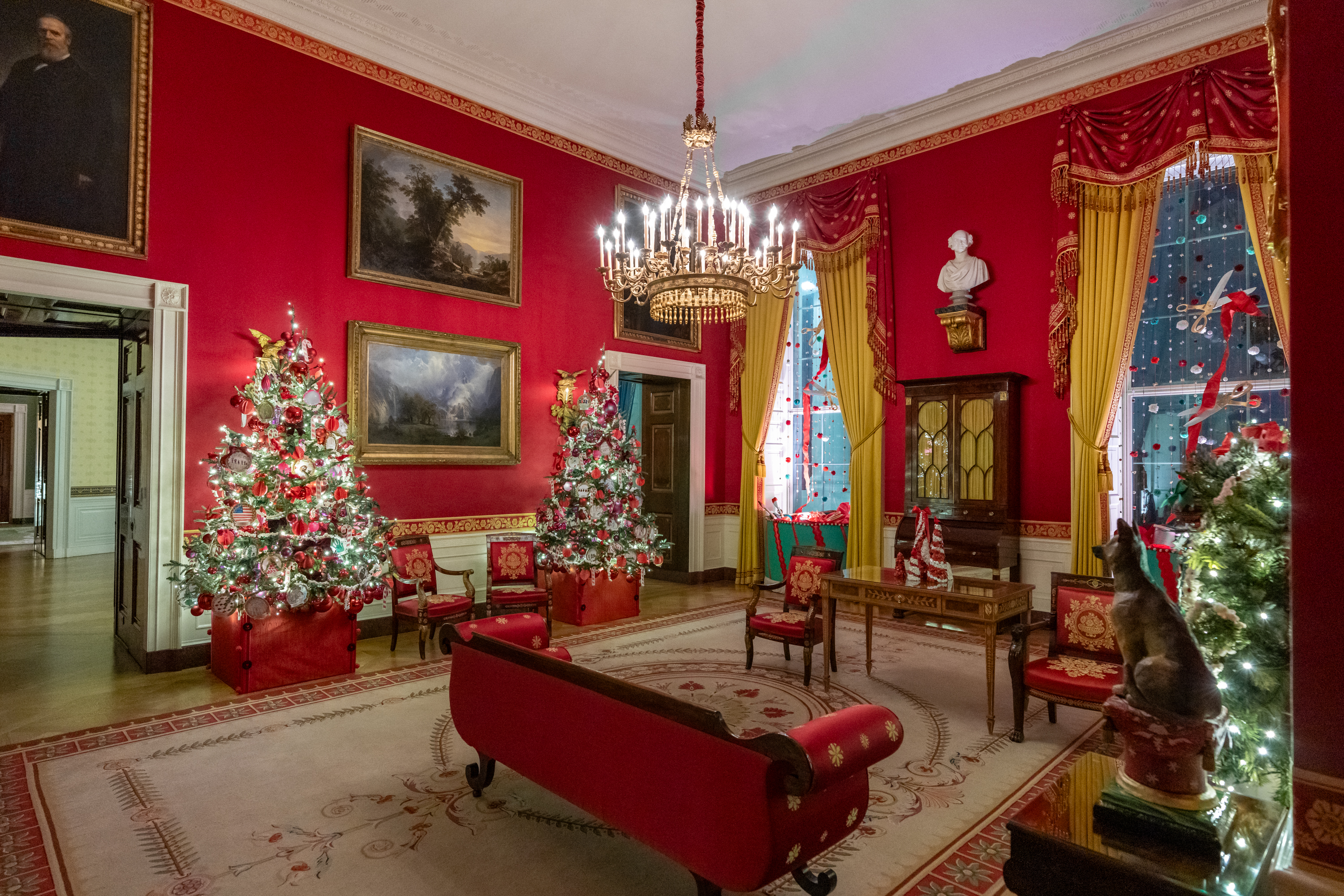 The Red Room Christmas Decorations